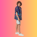 Psychedelic Universe Festival Button-Up Shirt
